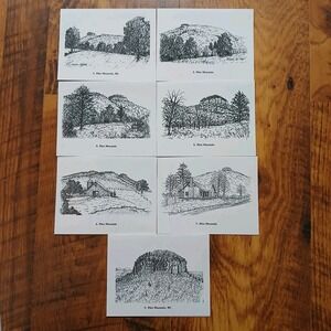 All Occasion Blank Cards Pilot Mountain NC Edwin Camin 1995 Vtg Mount Airy
